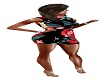[A] Sxy Floral Mini Dres