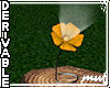 !Flower lamp yellow DER