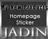 JAD MyNewProducts Stickr