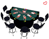Animated poker table