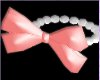  pink Perl bow braclet