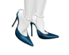 Christmas Blue Heels