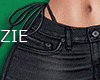 Denim Kini Skirt Black