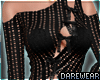 Black Gothic Crochet Top