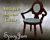 Antq Accent Chair LtBlue