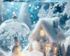 Blue frost background