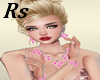*R's> Silver pink set