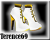 69 Chic Boots-White Gold