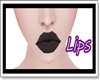 (OM) LIPS BLACK P-Big