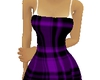 Purple plaid dress