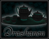 ~D~ Dark Teal Tea Set