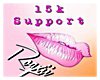 15k Support sticker