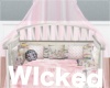 W: Pink Owl Crib