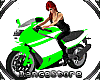 *Motorbike Racing /Green