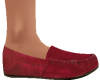 TF* Dk Red Flat Soes