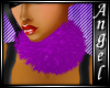 L$A Plum Fur Collar