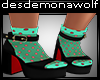 Rock &roll heels green