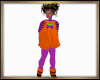 Girls Pumpkin Romper