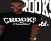 Crooks Tee black