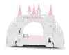 Pink & White Castle Bed