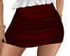 Gig-Red Leather Skirt