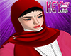 K* Ameena Red Hijab