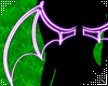 Purple Neon Bat Wings