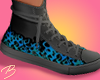 Blue Flame Sneakers