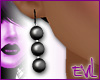 [EM] PVC Pearl Earrings