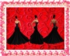 Black and Red Gown Ely