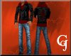 Biker Jacket Outfit Red