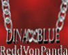 Dina & Blue Link Chain