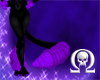 black n purple tail 