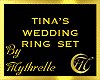TINA'S WEDDING RING SET