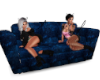 Soft Blue Couch