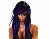 black/purple long hair