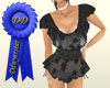 black ruffle lace top