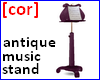 [cor] antiq music stand 