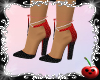 CH Fay Blk  Red Heels