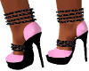 (AL)PinkNBlack Heels