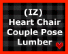 Heart Chair Couple Pose