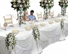 Wht Wedding Party Table