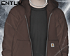 Brown Zip Hoodies /b