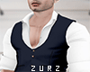 Z| Vest Navy. White