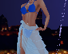 Blue Bikini Wrap