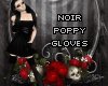 [P] Noir poppy gloves