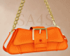 $ Orange Chain Handbag