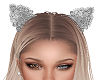 Silver Lace Cat Ears