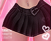 Goth Black Short Skirt