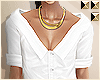 ϟ White collar shirt